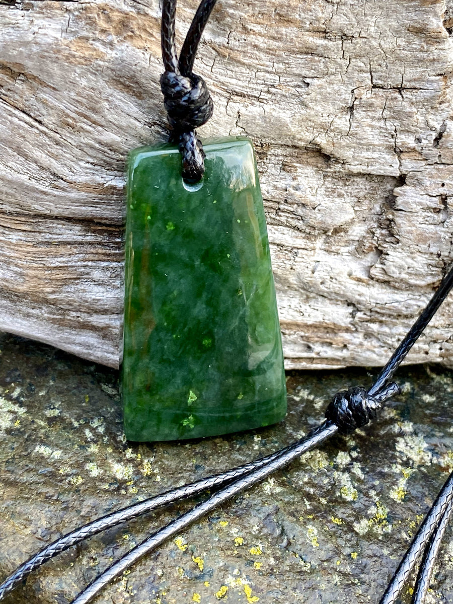 Authentic Natural Canadian Jade, Nephrite Jade Pendant, Canadian