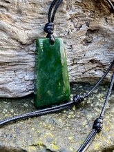 Load image into Gallery viewer, Authentic Natural Canadian Jade, Nephrite Jade Pendant, Canadian Jade Pendant, Mens Jade Necklace, Jade for men, Christmas gift for men