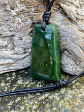 Load image into Gallery viewer, Authentic Natural Canadian Jade, Nephrite Jade Pendant, Canadian Jade Pendant, Mens Jade Necklace, Jade for men, Christmas gift for men