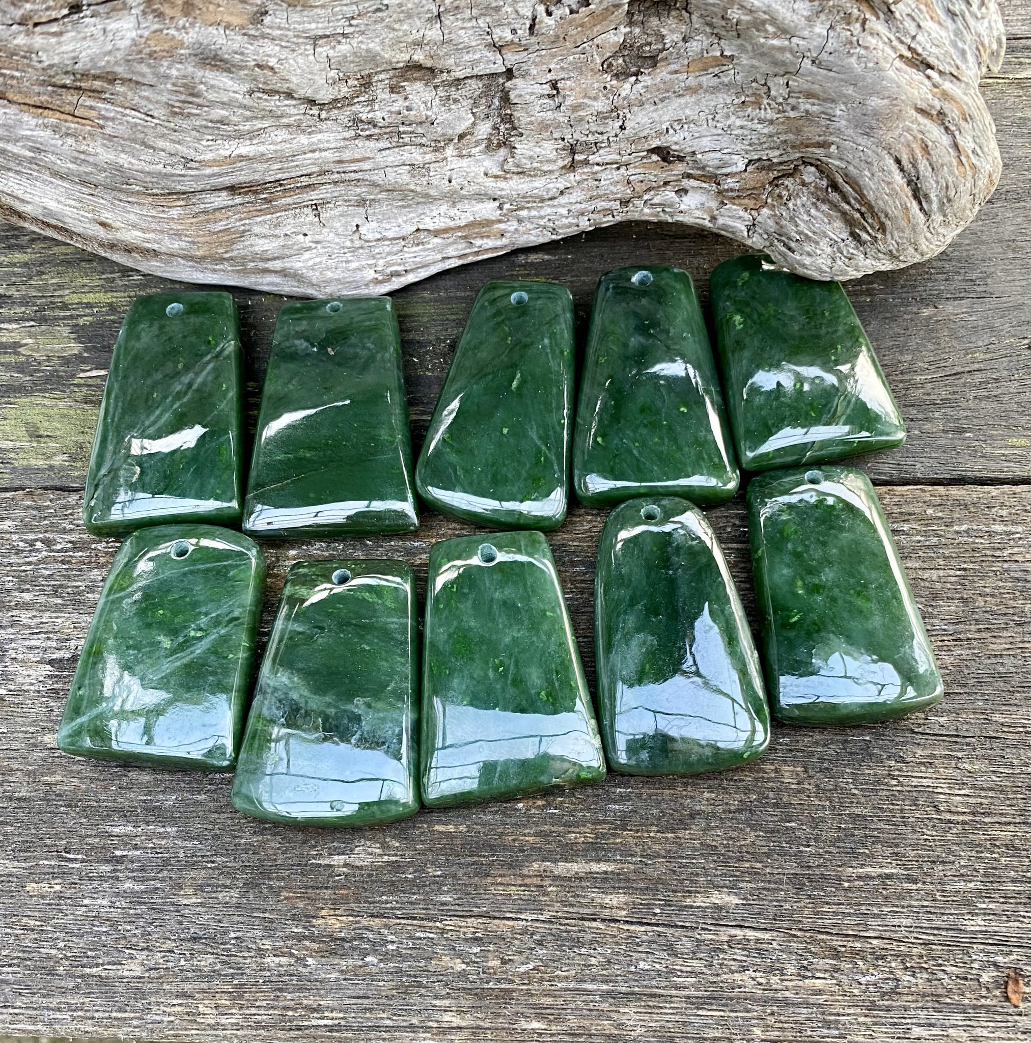 Canadian Nephrite Jade Leaf Pendant Jade Necklace Natural Jade Authentic  Jade 