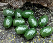 Load image into Gallery viewer, Authentic Natural Canadian Nephrite Jade Bracelet, Green Jade Bracelet, Men Surfer Bracelet Jade Choker Necklace