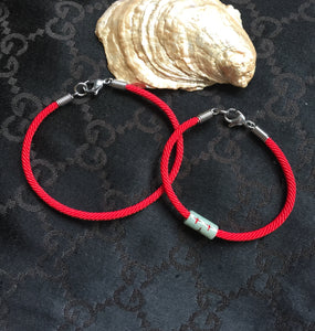 Good Luck Red Cord Bracelet, Jade Bracelet, Wish Bracelet, Protection Bracelet, Lucky Bracelet