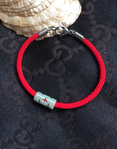 Good Luck Red Cord Bracelet, Jade Bracelet, Wish Bracelet, Protection Bracelet, Lucky Bracelet