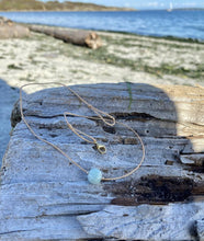 Load image into Gallery viewer, Gemstone Necklace, Genuine Natural Jadeite Jade Choker, Waterproof Necklace, Simple Dainty Necklace, Dainty Choker