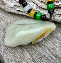 Load image into Gallery viewer, Certified Natural Hand-carved Hetian Nephrite Jade Pendant, Vintage Hetian Jade Pebble, Chinese Nephrite Jade Frogs