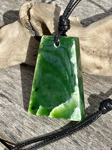 Authentic Natural Canadian Jade, Nephrite Jade Pendant, Mens or Womans Jade Necklace,