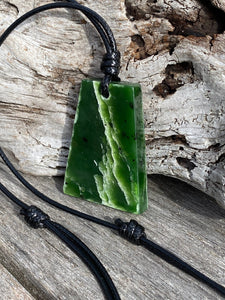 Authentic Natural Canadian Jade, Nephrite Jade Pendant, Mens or Womans Jade Necklace,