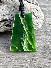 Load image into Gallery viewer, Authentic Natural Canadian Jade, Nephrite Jade Pendant, Mens or Womans Jade Necklace,