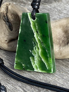 Authentic Natural Canadian Jade, Nephrite Jade Pendant, Mens or Womans Jade Necklace,