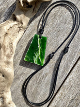 Load image into Gallery viewer, Authentic Natural Canadian Jade, Nephrite Jade Pendant, Mens or Womans Jade Necklace,