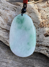 Load image into Gallery viewer, Certified Grade A Jadeite Pendant, Burmese Jadeite Pendant Necklace, Exquisite Hand Carved Landscape Scenery Jadeite