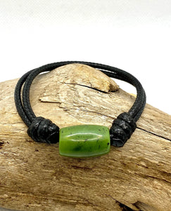 Authentic Natural Canadian Nephrite Jade Bracelet, Green Jade Bracelet, Men Surfer Bracelet Jade Choker Necklace