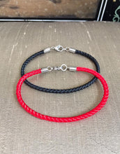 Load image into Gallery viewer, Lucky Red Cord Bracelet, Black Cord Bracelet, Energy Bracelet, Protection Bracelet, Family Bracelet