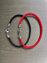 Load image into Gallery viewer, Lucky Red Cord Bracelet, Black Cord Bracelet, Energy Bracelet, Protection Bracelet, Family Bracelet