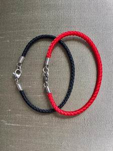 Lucky Red Cord Bracelet, Black Cord Bracelet, Energy Bracelet, Protection Bracelet, Family Bracelet