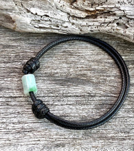 Load image into Gallery viewer, Jade Bracelet Men, Jadeite Jade Bracelet, Emerald Green Jade Bracelet, Lucky Jade Bracelet, Protection Bracelet, Waterproof Bracelet