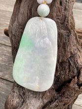 Load image into Gallery viewer, Certified Grade A Jadeite Pendant Lavender &amp; Green Burmese Jadeite, Exquisite Hand carved Landscape Scenery Jadeite