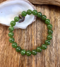 Load image into Gallery viewer, Canada Nephrite Jade Bracelet, 100% Natural Untreated Genuine Canadian Nephrite Jade