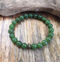 Load image into Gallery viewer, Canada Nephrite Jade Bracelet, 100% Natural Untreated Genuine Canadian Nephrite Jade