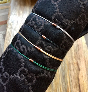 Good Luck Tiny Copper Bracelet, Positive Energy,  Red Cord Bracelet, Protection Bracelet, Waterproof