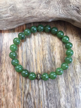 Load image into Gallery viewer, Canada Nephrite Jade Bracelet, 100% Natural Untreated Genuine Canadian Nephrite Jade