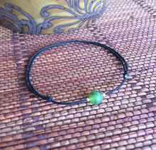 Load image into Gallery viewer, Red or Green String Jade Bracelet, Wish Bracelet, Protection Bracelet, 14k gold filled beads