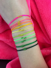 Load image into Gallery viewer, Neon Colors Bracelet, Hot Pink String Bracelet, Waterproof Bracelet, Surfer Anklet, Reminder Bracelet, Team Bracelets, Summer Anklet, Unisex