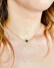 Load image into Gallery viewer, Genuine Natural Canada Nephrite Jade Choker, Waterproof Necklace, Simple Dainty Necklace