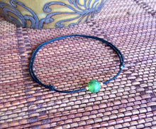 Load image into Gallery viewer, Red or Green String Jade Bracelet, Wish Bracelet, Protection Bracelet, 14k gold filled beads