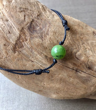 Load image into Gallery viewer, Mens Jade Bracelet, Canada Jade Bracelet, Green, Lucky Jade Bracelet, Protection Bracelet, Amulet