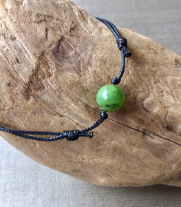 Mens Jade Bracelet, Canada Jade Bracelet, Green, Lucky Jade Bracelet, Protection Bracelet, Amulet