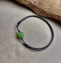 Load image into Gallery viewer, Mens Jade Bracelet, Canada Jade Bracelet, Green, Lucky Jade Bracelet, Protection Bracelet, Amulet