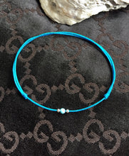 Load image into Gallery viewer, Waterproof Bracelet, Tiny Turquoise Bracelet, Beach, Friendship, Reminder, Family Bracelet