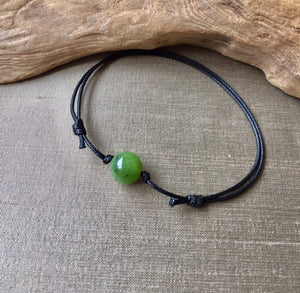 Mens Jade Bracelet, Canada Jade Bracelet, Green, Lucky Jade Bracelet, Protection Bracelet, Amulet