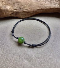 Load image into Gallery viewer, Mens Jade Bracelet, Canada Jade Bracelet, Green, Lucky Jade Bracelet, Protection Bracelet, Amulet