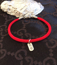 Load image into Gallery viewer, Red Cord Bracelet, Lucky Charm Bracelet, Stay Safe Bracelet, Protection Bracelet, Traveler Bracelet, Red String of Fate, Health &amp; Safety.