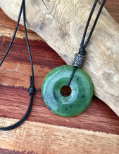 Load image into Gallery viewer, Authentic Natural Canadian Nephrite Jade Pendant, Canadian Jade Pendant, Nephrite Jade Choker, Jade Necklace Men, Father’s Day Gift.