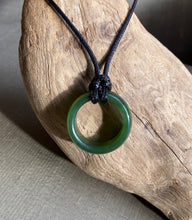 Load image into Gallery viewer, Authentic Natural Canadian Jade, Nephrite Jade Pendant, Canadian Jade Ring, Jade Necklace Men, Green Jade Necklace, Jade for Boyfriend.