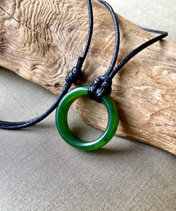 Authentic Natural Canadian Jade, Nephrite Jade Pendant, Canadian Jade Ring, Jade Necklace Men, Green Jade Necklace, Jade for Boyfriend.