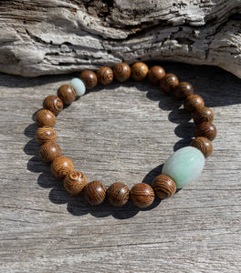 Healing Bracelets, Mens Wood Beads Bracelet, Senna Siamea Wood Bead Bracelet, Lucky Jade Bracelet, Jadeite Jade Bracelet, Couples Bracelet.