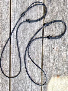 Waterproof Necklace, Black Cord Bracelet, Thick Cord Choker, Adjustable Necklace，Thick cord necklace for pendant, necklace for pendant men.