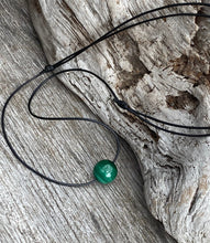 Load image into Gallery viewer, Gemstone Necklace, Genuine Green Malachite Necklace, Malachite Crystal Necklace, Natural Malachite Bead Choker, Malachite Necklace Men