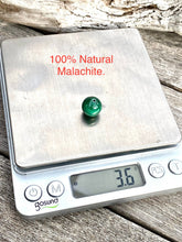 Load image into Gallery viewer, Gemstone Necklace, Genuine Green Malachite Necklace, Malachite Crystal Necklace, Natural Malachite Bead Choker, Malachite Necklace Men