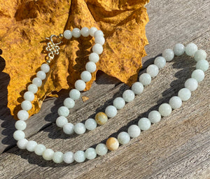 Jadeite Beaded Necklace, 100% Genuine Natural Untreated Jadeite Beads, Burmese Jadeite Necklace, Jade beaded necklace, jade necklace for her