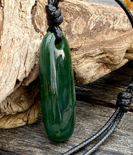 Load image into Gallery viewer, Authentic Natural Canadian Jade, Nephrite Jade Pendant, Canadian Jade Pendant, Mens Jade Necklace, Jade Necklace for Boyfriend, Jade for men