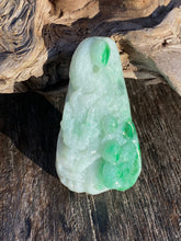 Load image into Gallery viewer, Certified Grade A Natural Untreated Jadeite, Emerald Green Jadeite, Jadeite Dragon Pendant, Jade Dragon Amulet, Jadeite Pendant Necklace.