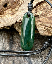 Load image into Gallery viewer, Authentic Natural Canadian Jade, Nephrite Jade Pendant, Canadian Jade Pendant, Mens Jade Necklace, Jade Necklace for Boyfriend, Jade for men