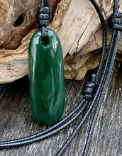 Load image into Gallery viewer, Authentic Natural Canadian Jade, Nephrite Jade Pendant, Canadian Jade Pendant, Mens Jade Necklace, Jade Necklace for Boyfriend, Jade for men