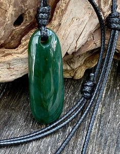 Authentic Natural Canadian Jade, Nephrite Jade Pendant, Canadian Jade Pendant, Mens Jade Necklace, Jade Necklace for Boyfriend, Jade for men