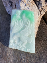 Load image into Gallery viewer, Certified Grade A Natural Untreated Jadeite, Emerald Green Jadeite, Jadeite Eagle Pendant, Jade Eagle Pendant, Jadeite Pendant Necklace